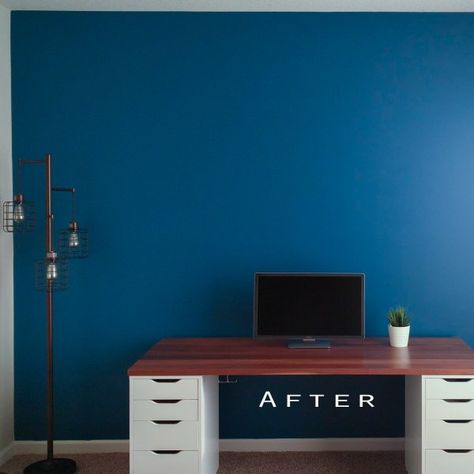 Pavan's regatta offices project Ocean Blue Paint Colors, Royal Blue Paint Colors, Coastal Blue Bedroom, Ocean Blue Paint, Bedroom Inspirations Blue, Blue Sherwin Williams, Blue Bedroom Paint, Sherwin Williams Blue, Blue Bedrooms