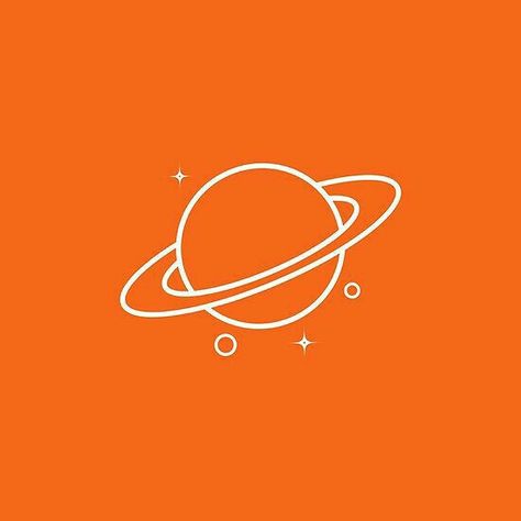 Saturn Icon, Zoom Wallpaper, Orange Phone, Orange Icons:), Aesthetic Orange, Peach Aesthetic, Color Vibe, Orange Walls, Rainbow Aesthetic