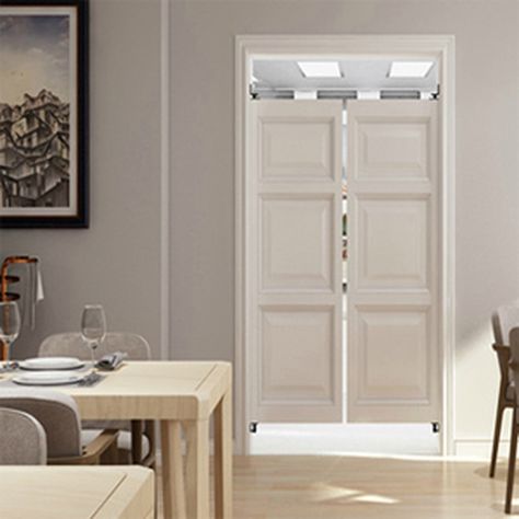 Swinging Bathroom Doors, Double Swinging Doors Kitchens, Butler Door Swinging, Cafe Swinging Doors, Salon Doors Swinging, Swinging Doors Bathroom, Swinging Doors Kitchen Pantry Ideas, Swinging Doors Kitchen, Saloon Doors Swinging