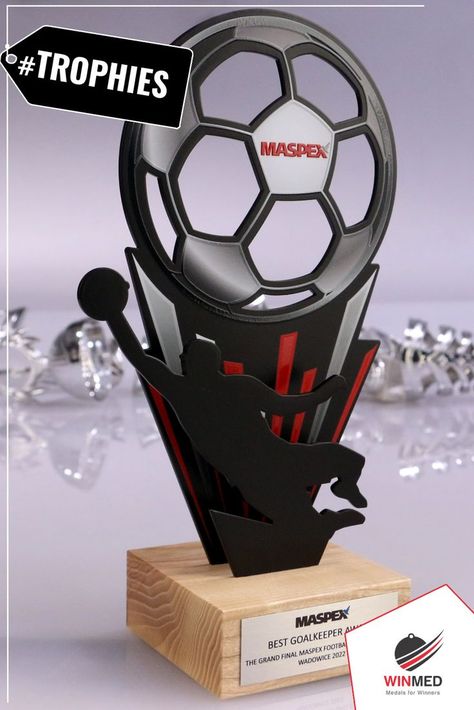 #trophies #awards #football Football Trophy, Soccer Trophy, Football Trophies, Trophies And Medals, Custom Trophies, Award Plaque, Trophy Design, Sports Awards, Trophies & Awards