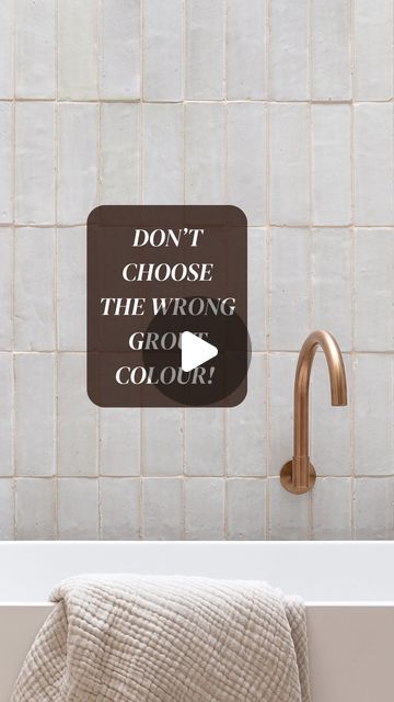 108 likes, 17 comments - comma_projects on June 20, 2024: "Don’t choose the wrong grout colour—it can clash with your tiles and ruin the aesthetic you’ve worked so hard to create! If you’re not sure...". Coloured Grout Bathroom, Colour Grout, Coloured Grout, Grout Color, Grout, Color Choices