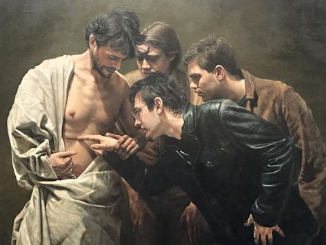 Thomas The Apostle, Doubting Thomas, Biblical Artwork, Gospel Reading, Saint Thomas, Christian Traditions, Reading Art, In Christ Alone, Jesus Resurrection