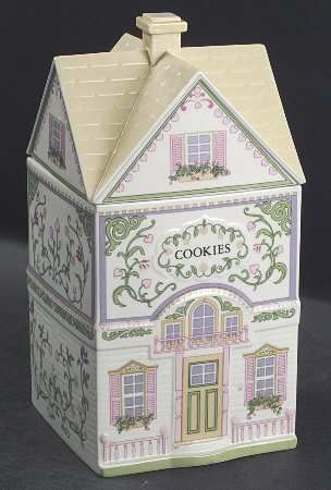 Lenox, Lenox Village Giftware at Replacements, Ltd - Page 1 Cookie Jar Aesthetic, Cute Cookie Jar, Lenox Spice Village, House Cookie Jar, Spice Village, Lenox Village, Cookies Jar, Biscuit Jar, Hus Inspiration