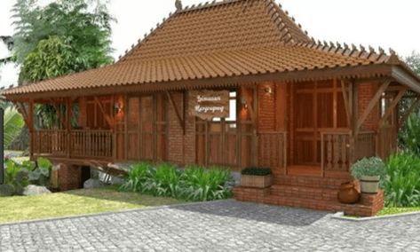 Java Architecture, Adat Jawa, East Java, Dream Cottage, House With Porch, Ubud, House Designs Exterior, Traditional House, Gazebo