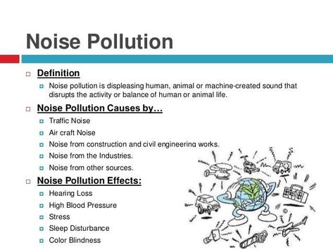 Pollution Activities Worksheets, Pollution Quotes, Sound Pollution, Effects Of Water Pollution, Pollution Activities, Environmental Psychology, Health And Hygiene, Noise Pollution, City Planner