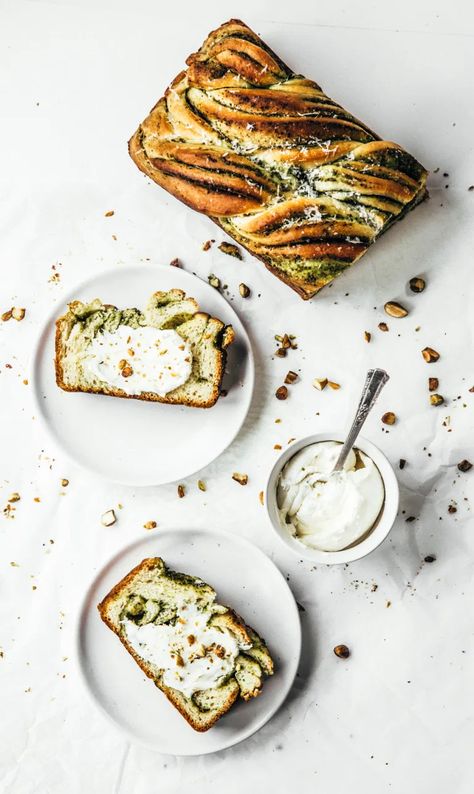 Pistachio Pesto Babka Savory Babka, Babka Recipe, Pistachio Pesto, Fruit Breakfast, Best Dinner Recipes, Baking And Pastry, Recipe Details, Yummy Eats, Cooking Inspiration