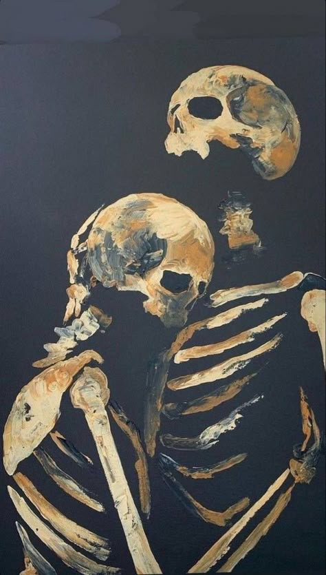 Longing Art, Uncanny Art, Nghệ Thuật Kinh Dị, Room Paintings, Artsy Ideas, Arte Van Gogh, Skeleton Art, Svg Ideas, Arte Inspo