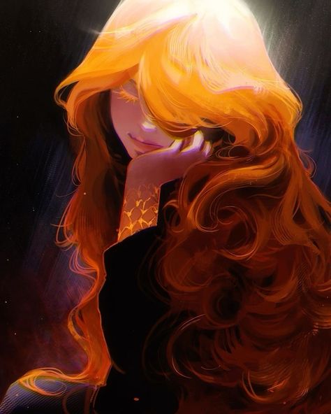 Orange Hair Girl, Girl Animation, Magic Academy, الفن الرقمي, Animation Anime, Nfl Player, Procreate Art, Girls With Red Hair, Pretty Drawings