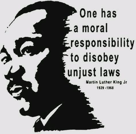 One has a moral responsibility to disobey unjust laws. - Martin Luther King Jr #Quote Martin Luther King Quotes, Martin Luther King Jr Quotes, Mlk Quotes, Quote Pictures, King Quotes, Mlk Jr, Thomas Jefferson, Secret To Success, King Jr