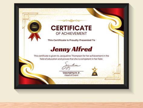 Islamic Certificate Design, Diploma Design Certificate, Certificate Design Template Editable, Certificate Appreciation, Certificate Folder, Recognition Certificate, Certificate Of Recognition Template, Display Folder, Certificate Layout