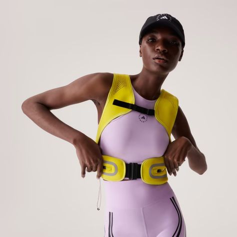 Adidas Stella Mccartney, Adidas Bags, Outdoor Vest, Running Vest, Adidas By Stella Mccartney, Adidas Shop, Stella Mccartney Adidas, Adidas Online, Workout Gear