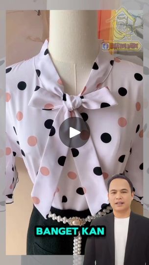 Facebook Tutorial Ikat Pita, Cara Ikat Pita Baju, Cara Ikat Pita, Cara Mengikat Pita, Mengikat Pita, Ikat Pita, Scarf Styling, Sewing Collars, Fashion Hacks