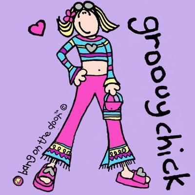 Groovy Chick. Groovy Chick, 90s Childhood, The Door, Pink