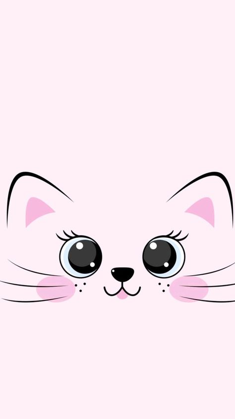 Wallpaper Chat, Wallpapers Rosa, Anna Clara, Waves Wallpaper Iphone, Iphone Cartoon, Wallpaper 2024, Iphone Dynamic Wallpaper, Cat Coloring Book, Bunny Painting