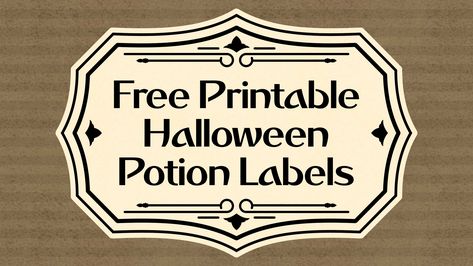 Halloween Labels Printable Free, Halloween Potion Bottles Free Printables, Potion Labels Free Printables, Free Potion Labels, Potion Bottle Labels Printable Free, Hocus Pocus Potion Labels, Halloween Poison Labels, Free Printable Potion Bottle Labels, Halloween Bottle Labels Free Printable