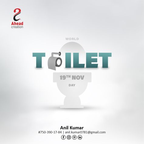 World Toilet Day Creative Ads, Toilet Day, World Toilet Day, Music Ads, Ads Design, Adobe Illustrator Tutorials, Grafic Design, Illustrator Tutorials, Creative Ads