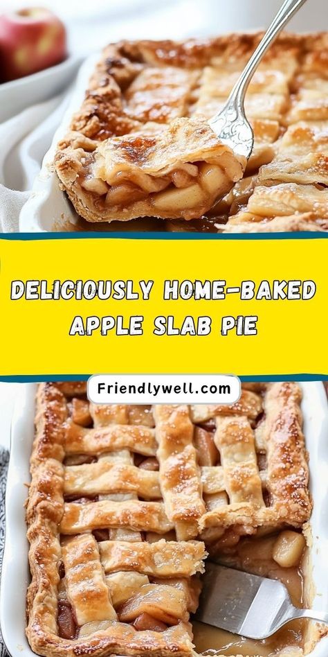 Learn how to make the perfect apple slab pie at home! 🥧🍏 This recipe features a buttery crust, tender spiced apples, and a touch of sweetness in every bite. Great for feeding a crowd or adding charm to your dessert table. Save now and bake your masterpiece! 🌟🍽️ #HomemadePie #AppleDesserts #PieRecipes #ComfortFood #BakingInspiration Slab Apple Pie Bars, Apple Pie Bars With Premade Crust, Sheet Pan Apple Pie Bars, Slab Apple Pie Recipe, Apple Sheet Pie, Sheet Pan Apple Pie, Apple Pie Slab, Pan Apple Pie, Slab Apple Pie