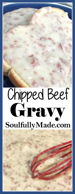 A delicious Chipped Beef Gravy that takes you back to grandma and grandpa's table. Creamy Goodness that's easy to make! Chipped Beef Gravy, Chip Beef Gravy, Cream Chipped Beef Recipe, Dried Beef Recipes, Beef Gravy Recipe, Creamed Chipped Beef, Creamed Beef, Dried Beef, Chipped Beef