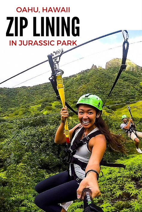 CLICK TO FIND OUT WHY YOU NEED TO GO ZIP LINING ON OAHU Oahu Vacation, Hawaii Holiday, Zipline Adventure, Kualoa Ranch, Zip Lining, Zip Line, Hawaii Honeymoon, Hawaiian Vacation, Hawaii Life