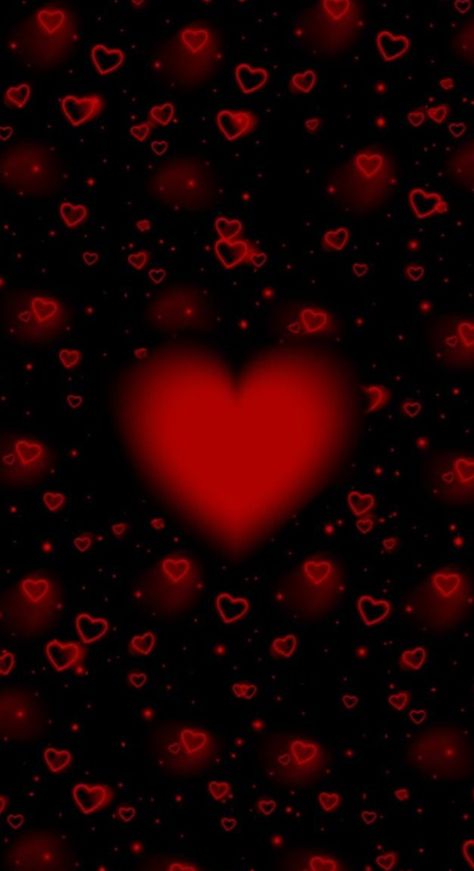 Black Wallpaper With Red Heart, Red Heart Pfp, R B Wallpaper, Red Heart Wallpaper, Heart Pfp, 2000s Wallpaper, Red And Black Wallpaper, Profile Wallpaper, Dark Red Wallpaper