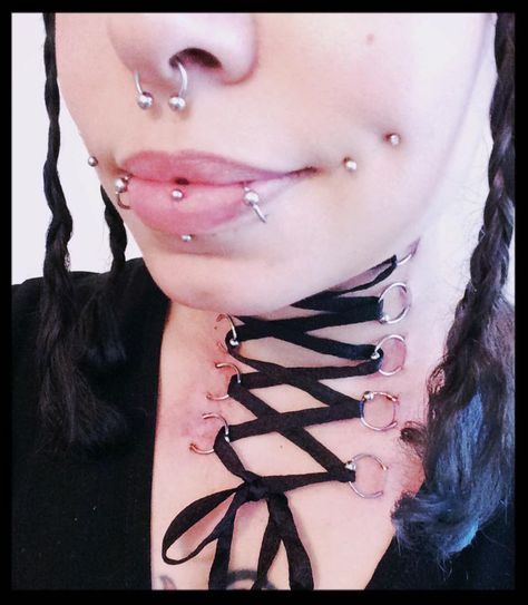 Body Modification Aesthetic, Rare Piercings, Body Mods Piercing, Body Mods Extreme, Creative Piercings, Weird Piercings, Play Piercing, Unusual Piercings, Corset Piercing