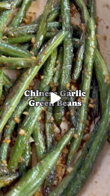 Fry Green Beans, Chinese Garlic Green Beans, Chinese Green Beans, Garlic Green Bean Recipes, Stir Fry Green Beans, Easy Veggie Side Dish, Veggie Side Dish, Chinese Garlic, Tenderstem Broccoli