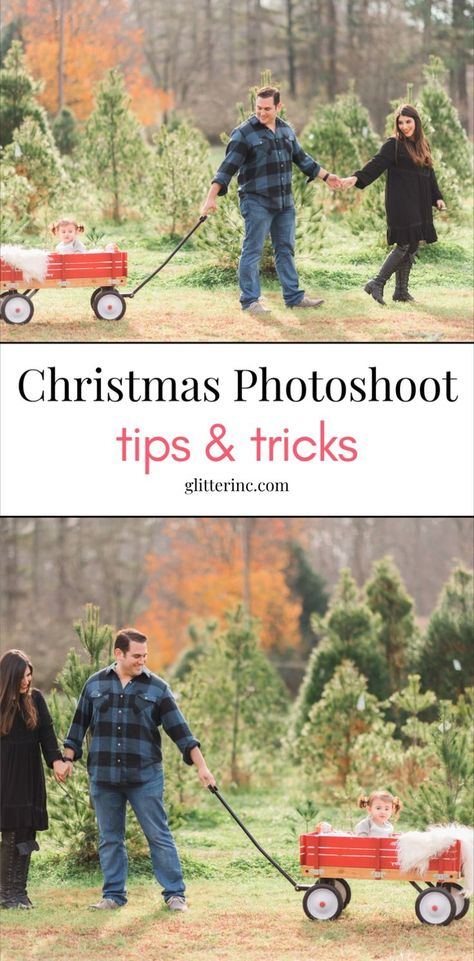 Capture the perfect Christmas family photoshoot with these Christmas family photo tips. Whether you're planning family pictures for Christmas or just need inspiration for a family photo for Christmas, these tips will help you create a memorable and festive moment for the holidays! Christmas Fun Photoshoot, Country Family Christmas Pictures, Tree Lot Christmas Pictures, Christmas Family Photos Poses, Backyard Christmas Photoshoot, Christmas Tree Farm Photo Shoot Family, Christmas Farm Photo Shoot, Christmas Tree Lot Photoshoot, Outside Christmas Photoshoot