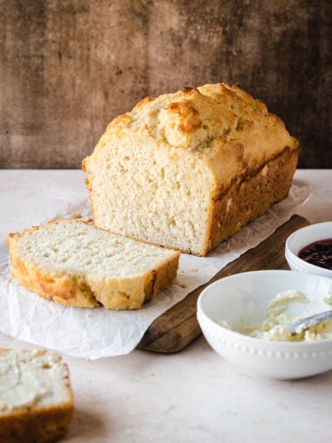 3 Ingredient Bread, Fresh Baked Bread Recipe, Easy Bread Recipe, Buttermilk Bread, Honey Bread, Baked Recipes, Healthy Bread Recipes, Knead Bread Recipe, How To Store Bread