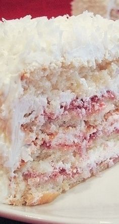 Lemon Cake With Raspberry Filling, Raspberry Preserves, Torte Cupcake, Raspberry Filling, Raspberry Cake, Cake Walk, A Piece Of Cake, Monkey Bread, Just Cakes