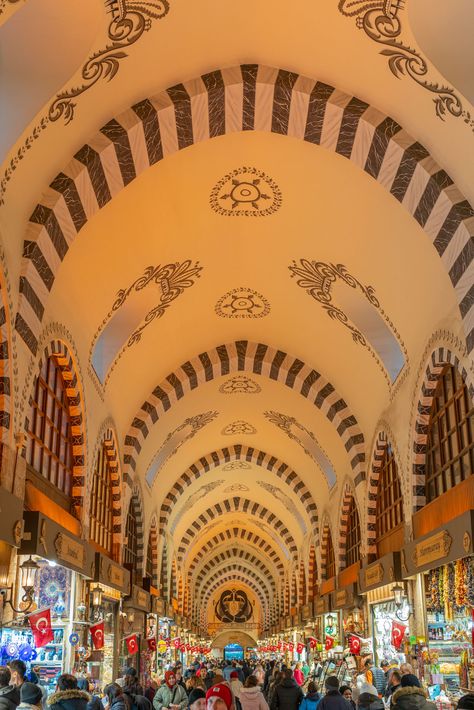 The Grand Bazaar, located in Istanbul, Turkey, is one of the largest and oldest covered markets in the world. Dating back to the 15th century, the bazaar has been a hub of commerce and trade for centuries and remains a popular tourist destination today. The Grand Bazaar boasts over 60 streets and 5,000 shops, selling everything from Turkish ceramics, textiles, and jewelry to spices, carpets, and antiques. Egyptian Bazaar Istanbul, Arabic Market, Public Market, Grand Bazaar, Turkish Delight, Easter Shopping, Visitor Center, Treasure Island, Dried Fruits