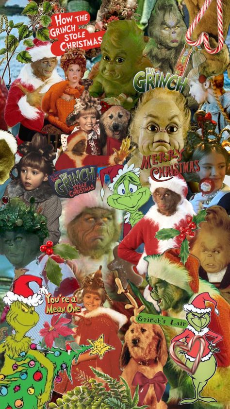 #art #wallpaper #vibes #vintage #green #red #christmas #grinch #howthegrinchstolechristmas #christmasaesthetic Grinch Astethic Wallpaper, Funny Christmas Wallpaper, Grinch Images, Christmas Lockscreen, Christmas Wallpaper Iphone Cute, Le Grinch, Wallpaper Natal, Merry Grinchmas, Christmas Wallpaper Backgrounds