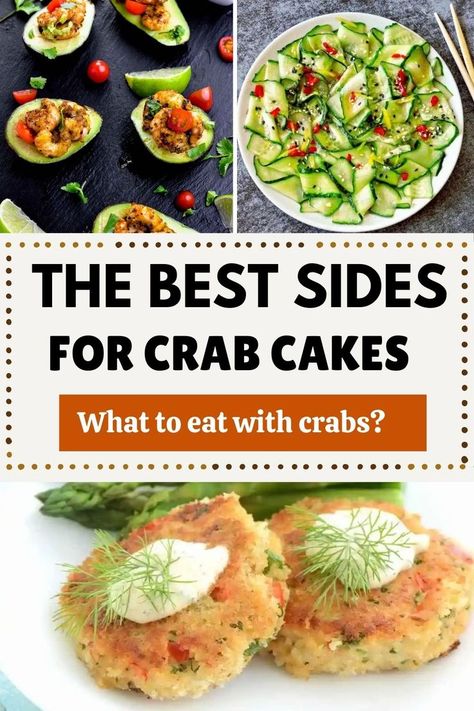 Wondering what to serve with crab cakes? Find a variety of side dishes that pair perfectly for a well-rounded and delicious meal.what goes good with crab cakes|crab cakes dinner sides|side dishes with crab cakes|side dishes with crab cakes|what to serve with crab cakes dinners|what goes with crab cakes|crab cake side dishes dinners Crab Cakes Dinner, Crab Cake Sides, Crab Cake Recipes, Crab Cake, Dinner Sides, Best Side Dishes, Food To Go, Crab Cakes, What To Eat