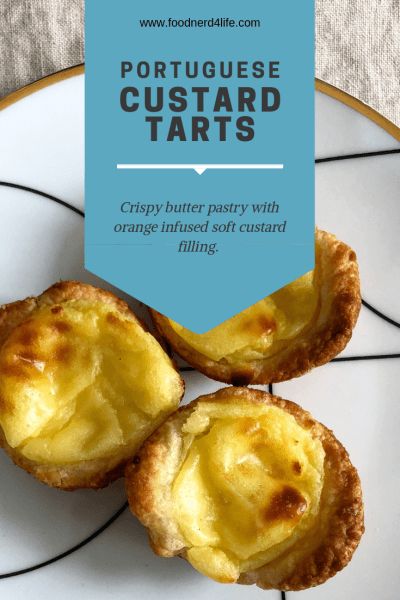 Portuguese Custard Tarts Recipe Pin Portuguese Custard Tart Recipe, Portuguese Custard Tarts, Portuguese Tarts, Custard Tarts Recipe, Portuguese Egg Tart, Custard Tarts, Tart Dough, Tarts Recipe, Portuguese Desserts