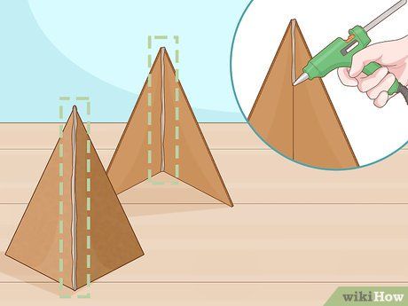 Diy Pyramid, Step Pyramid, Cut And Glue, Sugar Cubes, White Glue, How To Build, Pyramid, Geography, Crafts To Make