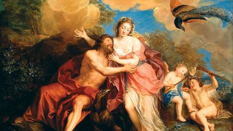 Zeus And Hera, Queen Of Heaven, Samos, Mythology Art, Goddess Of Love, Old Master, Greek Goddess, Gods And Goddesses, Juno