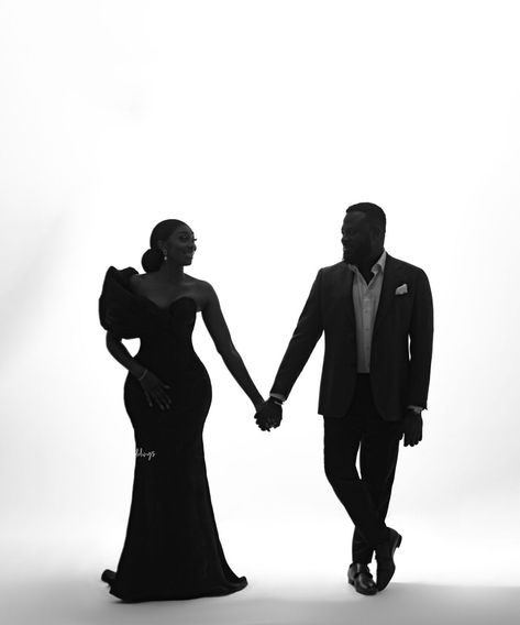 Couple Formal Outfits, Engagement Photo Shoot Poses, Black Photoshoot, Bride 2024, Wedding Content, Bellanaija Weddings, Pre Wedding Photoshoot Outfit, Shoot Poses, Couple Engagement Pictures