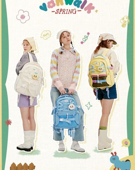 Get ready for the new school year with the VANWALK Small Garden Series Backpack! This compact yet roomy backpack is perfect for carrying all your essentials. . . . #threefleas #backpack #backtoschool #fypシ Plastic Shop, Creative Bag, Spring Fun, Tech Cases, The New School, Fun Loving, New School Year, Cool Pets, Cute Bags