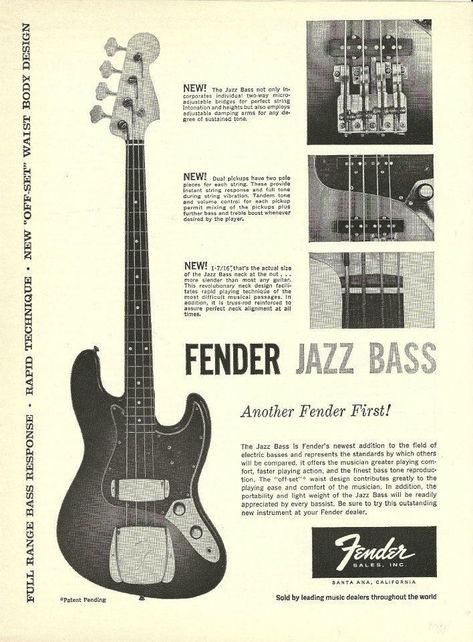 Jaco Pastorius, Bass Guitar Lessons, Fender Jazz Bass, Fender Jazz, Guitar Kids, Guitar Tips, Fender Bass, Bass Guitars, George Harrison