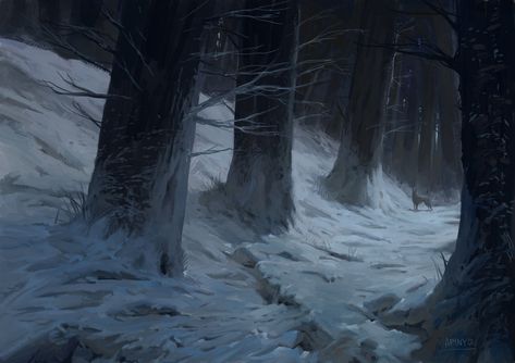 Wolves Wallpaper, Undertale Background, Fantasy Story Ideas, Snow Illustration, Snow Trees, Write A Story, Snow Forest, Forest Illustration, Landscape Concept