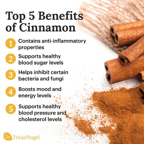 Is there anything as comforting as the warm, spicy scent of cinnamon? It's been a culinary staple for centuries. But did you know that it also comes with a host of health benefits? Check out the top benefits of cinnamon below, and make sure to read my brand-new article to about the two different types of cinnamon—and which one you should be using! Types Of Cinnamon, Cinnamon Tea Benefits, Health Benefits Of Cinnamon, Cinnamon Uses, Benefits Of Cinnamon, Cinnamon Health Benefits, Healthy Eating Quotes, Cinnamon Benefits, Healthy Food Facts