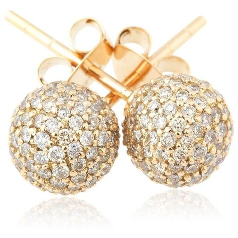 Loushelou Champagne Diamond Studs found on Polyvore featuring jewelry, earrings, accessories, rose, pave earrings, champagne jewelry, rose earrings, stud earrings and diamond jewellery Diamond Jewerly, Champagne Diamond Earrings, Champagne Jewelry, Long Diamond Earrings, Champagne Earrings, Pave Earrings, Rose Diamond, Pave Diamond Jewelry, Pave Jewelry