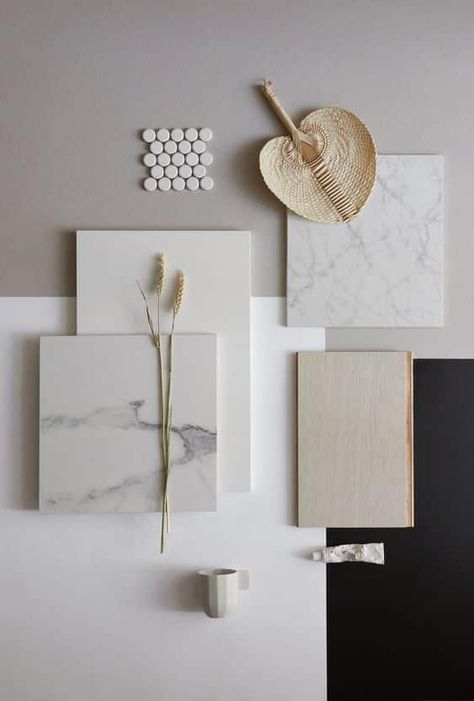 Materials Board Interior Design, Mood Board Interior, Material Board, Interior Minimalista, Interior Design Boards, Material Palette, Interior Design Mood Board, Mood Board Inspiration, Minimalist Interior Design