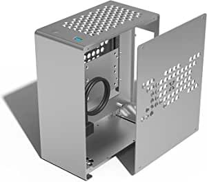 Amazon.com: Mini-ITX Case Aluminum, Desktop Computer Case Silver Color, Gaming PC Case Micro Size for Office-Home DIY Installation : Electronics Mini Itx, Pc Case, Glass Case, Pc Cases, Computer Case, Desktop Computer, Diy Installation, Desk Setup, Desktop Computers