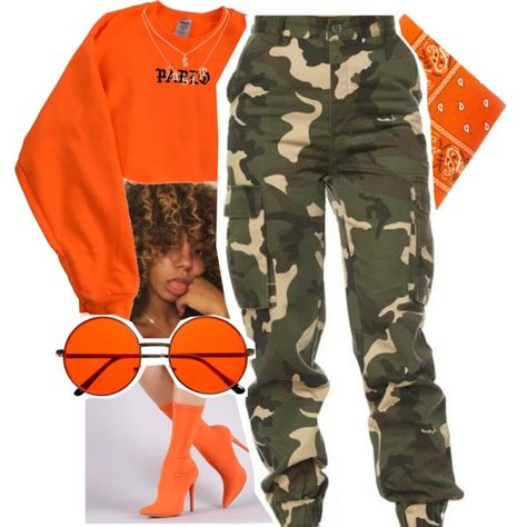 😬 by callmehdaddy on Polyvore featuring polyvore, fashion, style, Shoe Republic LA, Charlotte Russe, INDIE HAIR and clothing Graphic Crop Tops, Indie Hair, Camo Fashion, Swag Outfits For Girls, Camo Pants, Cute Comfy Outfits, Cute Swag Outfits, Baddie Outfits Casual, Dope Outfits