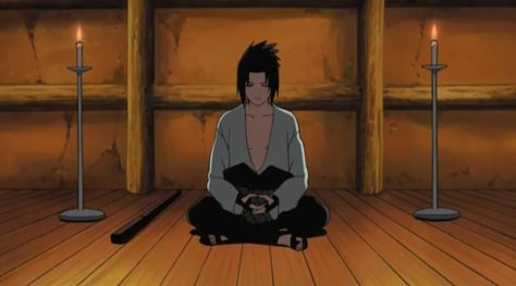 Sasuke meditating Sasuke Shippuden, Naruto Gif, Uchiha Sasuke, Uchiha Clan, Boruto Naruto Next Generations, Bd Comics, Naruto Shippuden Sasuke, Naruto Series, After Life