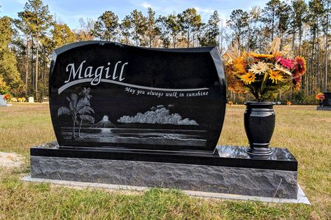 Custom Headstones, Monument Ideas, Personalized Memorial Stones, Granite And Marble, Cemetery Headstones, Memorial Stones, Marble Granite, Tombstone, Design Working