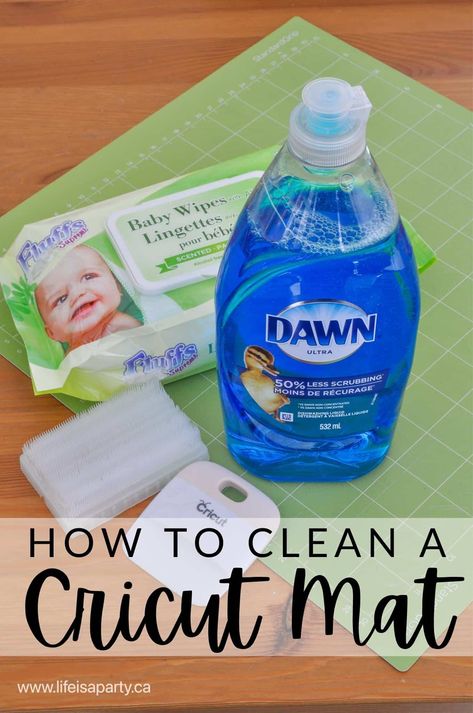 How To Clean A Cricut Mat: tips and tricks to extend your mat life by cleaning with baby wipes, and dish soap cleaning. How To Clean Cricut Mats, Cleaning Cricut Mats With Dawn, Clean Cricut Mat How To, How To Clean Cricut Mat Simple, Cricut Mat Cleaning, Resticky A Cricut Mat, How To Clean A Cricut Mat, Cleaning Cricut Mats, Clean Cricut Mat