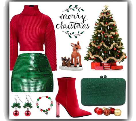 Christmas Outfit | ShopLook Holiday Party Fashion, Party Style, Outfit Shoplook, Holiday Party, Christmas Outfit, Perfect Outfit, Summer Style, Holiday Parties, Christmas Party