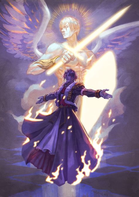 Emet Selch Ffxiv, Emet Selch Fanart, Final Fantasy Artwork, Ange Demon, Final Fantasy Art, Final Fantasy Xiv, Fantasy Concept Art, Angels And Demons, High Fantasy