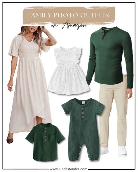 Family photo outfits April Family Pictures Outfits, Family Church Outfits, Photoshoot Outfits Ideas, Outfits On Amazon, Family Pictures What To Wear, Extended Family Pictures, Spring Family Pictures, Fam Photos, Fam Pics